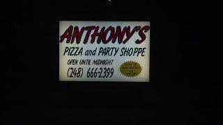 Anthony's Pizza & Party Menu